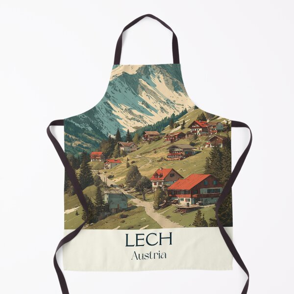 Item preview, Lech Austria Vintage Travel Poster - Arlberg Ski Paradise designed and sold by TuncGK.