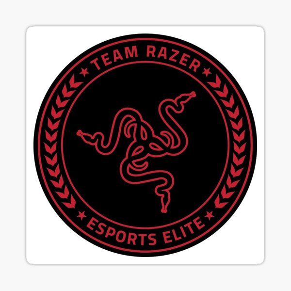 Razer red logo Sticker