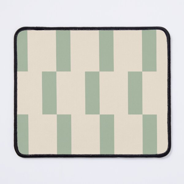 Item preview, Modern Geometric Tile Pattern – Clean Lines & Contemporary Style - Sage Green & Warm White designed and sold by Millefolia Design .