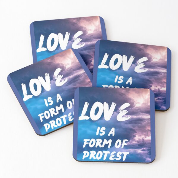 Item preview, Love is a Form of Protest designed and sold by Project Remission, LLC.
