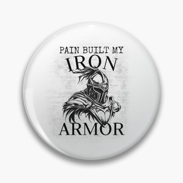 Item preview, Pain Built my Iron Armor – Warrior Iron Mindset Gym designed and sold by Superiors-s.