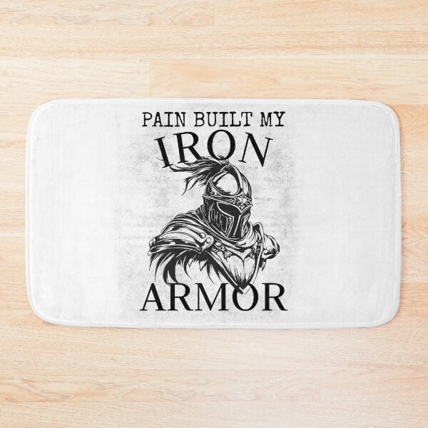 Item preview, Pain Built my Iron Armor – Warrior Iron Mindset Gym designed and sold by Superiors-s.