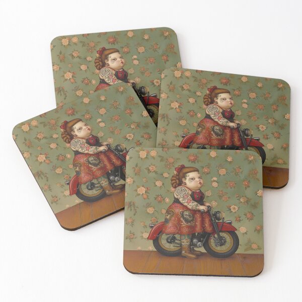 Item preview, Motorcycle mamma in Velvet Revolt designed and sold by FemmeRebellion.