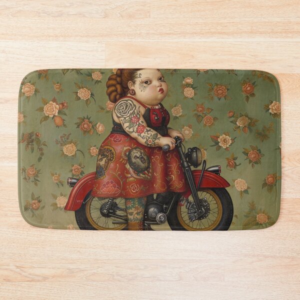 Item preview, Motorcycle mamma in Velvet Revolt designed and sold by FemmeRebellion.