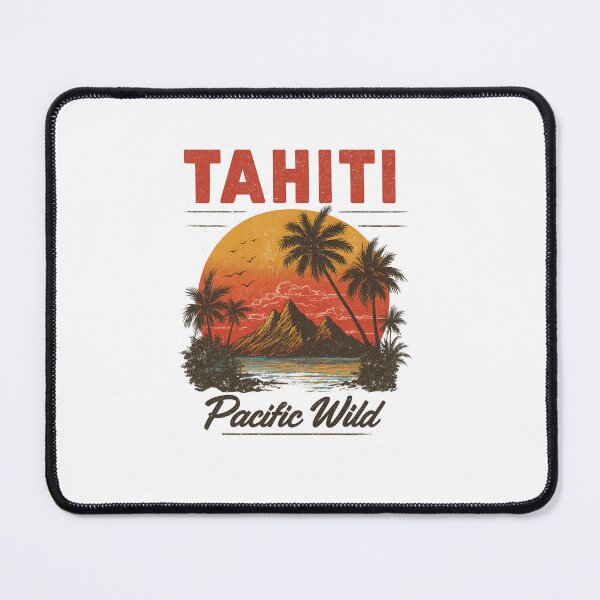 Item preview, Tahiti Pacific Wild Retro Sunset designed and sold by Blurbean.