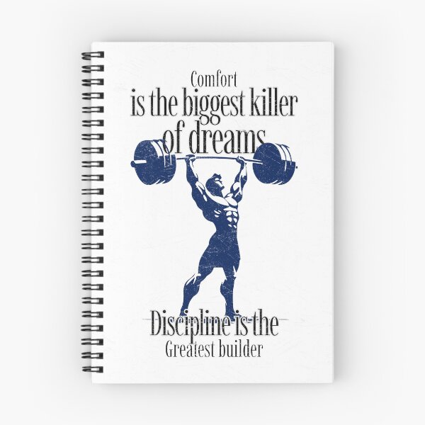 Item preview, Comfort Kills Dreams – Discipline Gym Motivation designed and sold by Superiors-s.