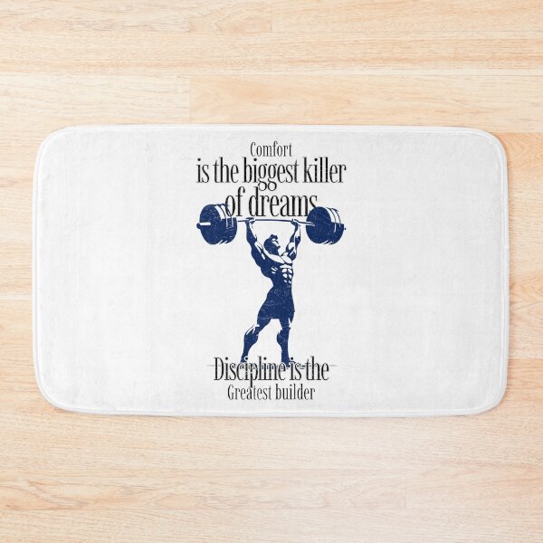 Item preview, Comfort Kills Dreams – Discipline Gym Motivation designed and sold by Superiors-s.