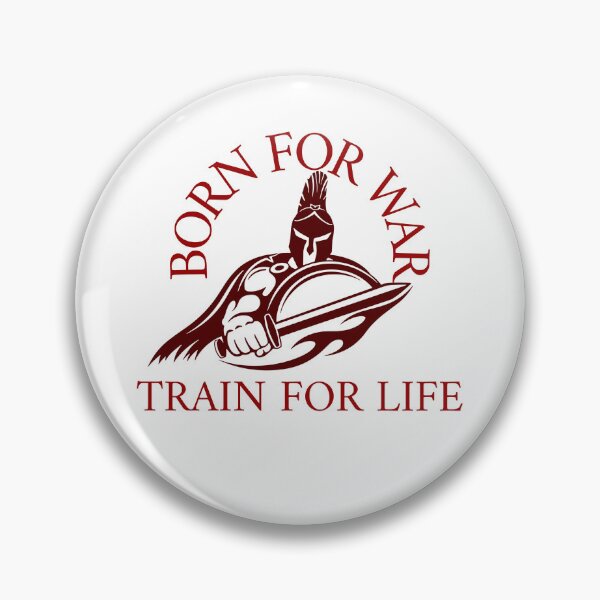Item preview, Born for War, Train for Life, Warrior Gym Mindset designed and sold by Superiors-s.
