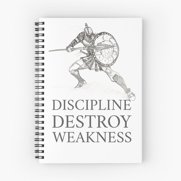 Item preview, Discipline Destroys Weakness - Warrior Mindset Gym designed and sold by Superiors-s.