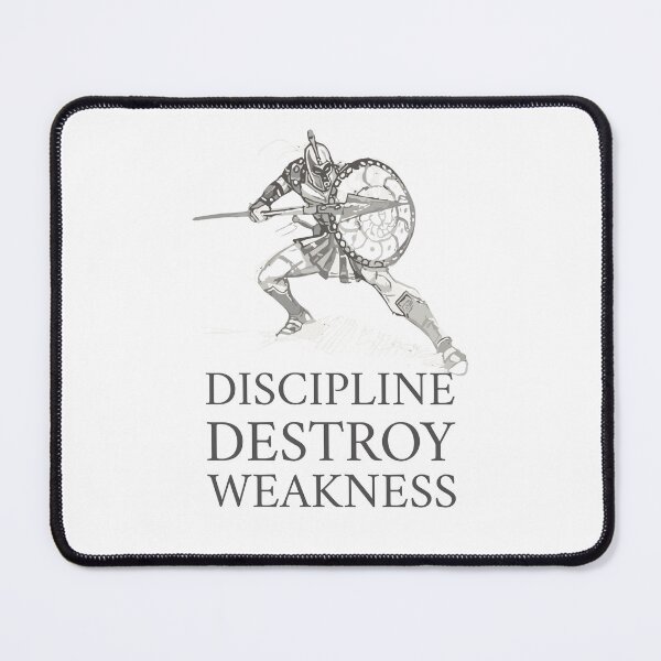 Item preview, Discipline Destroys Weakness - Warrior Mindset Gym designed and sold by Superiors-s.