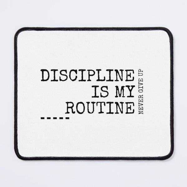 Item preview, Discipline is my Routine, Gym Motivation and Discipline designed and sold by Superiors-s.