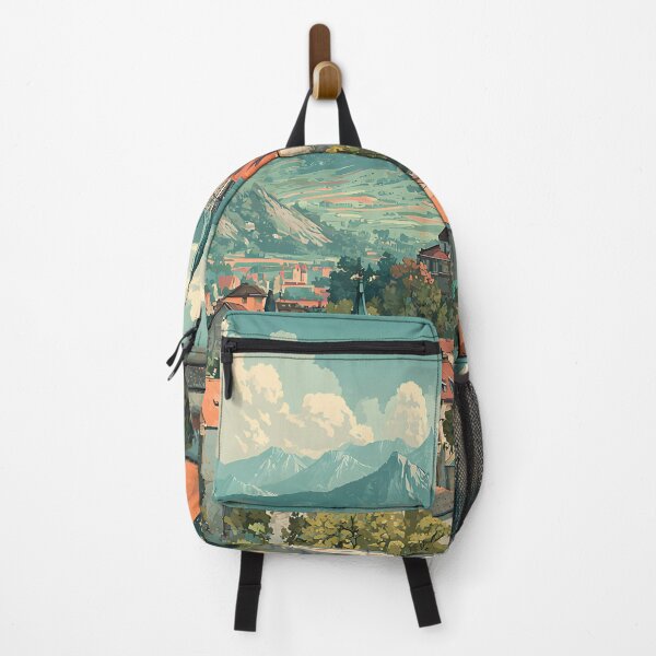 Item preview, Melk Austria Vintage Travel Poster - Baroque Abbey on Danube designed and sold by TuncGK.