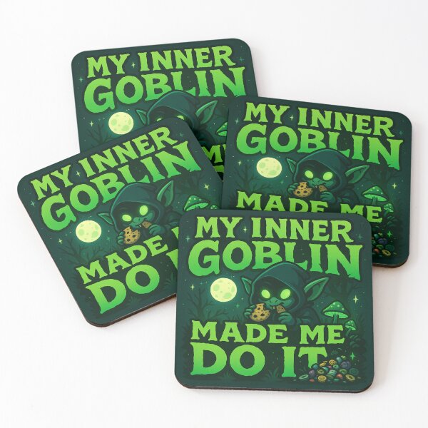 Item preview, My Inner Goblin Made Me Do It designed and sold by Hydravisions.