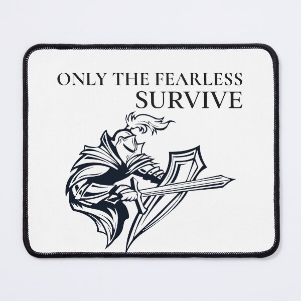 Item preview, Only the Fearless Survive – Warrior Discipline Gym Motivation designed and sold by Superiors-s.