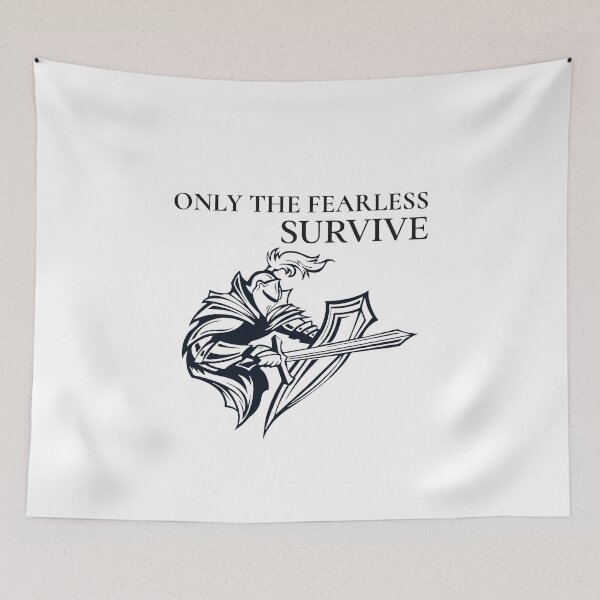 Item preview, Only the Fearless Survive – Warrior Discipline Gym Motivation designed and sold by Superiors-s.
