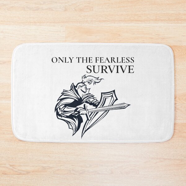 Item preview, Only the Fearless Survive – Warrior Discipline Gym Motivation designed and sold by Superiors-s.