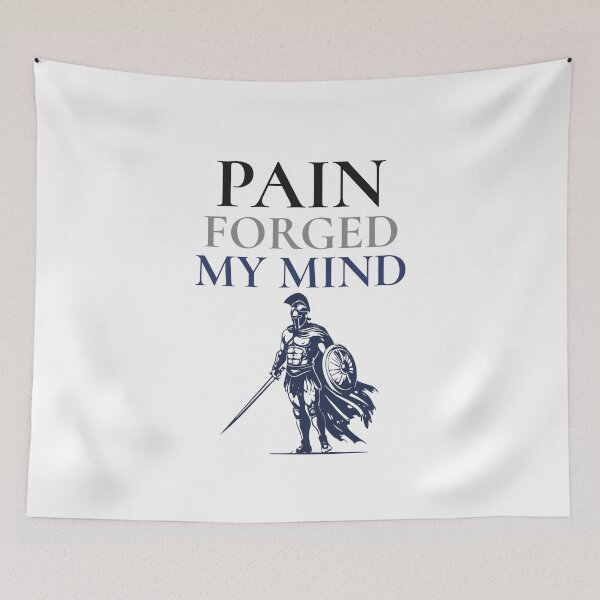 Item preview, Pain Forged my Mind, Discipline, Gym, Warrior Mentality designed and sold by Superiors-s.