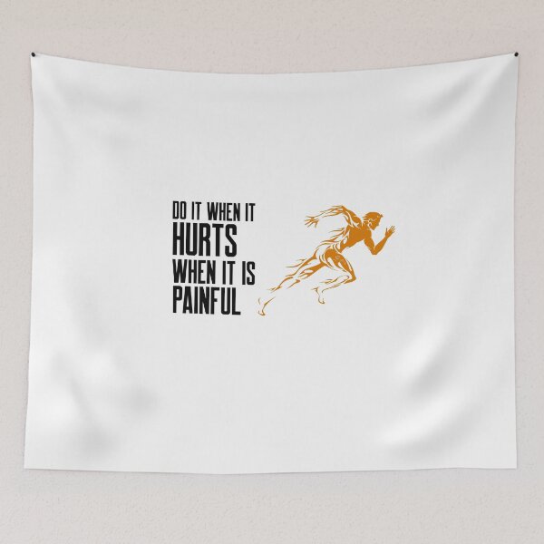 Item preview, Push Through Pain – Gym Motivation Quote designed and sold by Superiors-s.