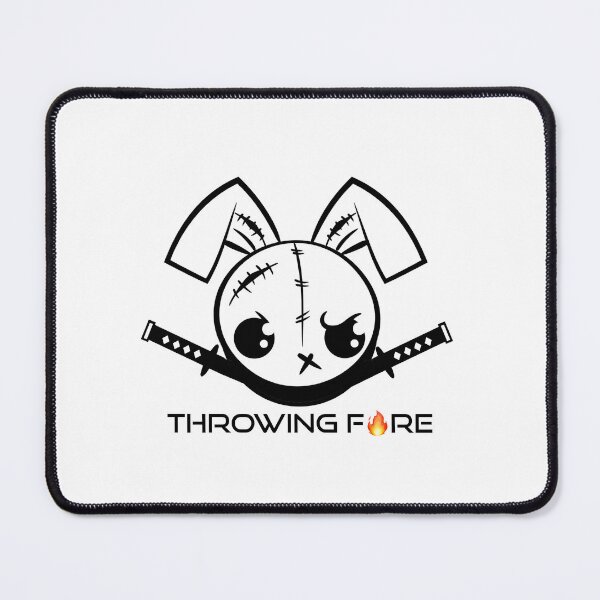 Item preview, Throwing Fire Grumpy Bunny designed and sold by E J  Frost.