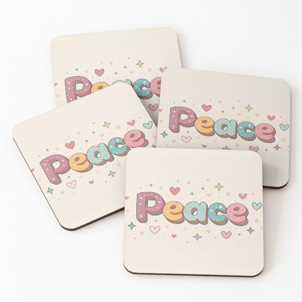 Item preview, Peace in Girly 90s sticker Text Effect designed and sold by elkuni.
