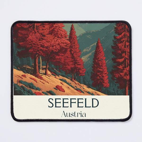 Item preview, Seefeld Austria Vintage Travel Poster - Tyrol Plateau Resort designed and sold by TuncGK.