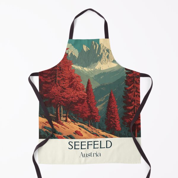 Item preview, Seefeld Austria Vintage Travel Poster - Tyrol Plateau Resort designed and sold by TuncGK.
