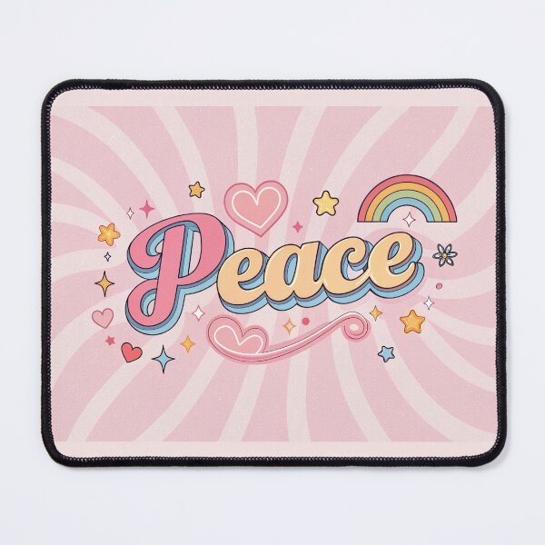 Item preview, Peace in Girly 90s sticker Text Effect designed and sold by elkuni.
