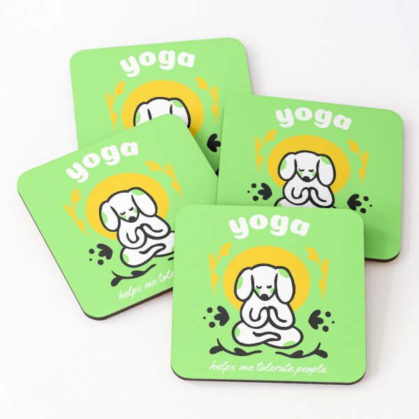Item preview, Yoga helps me to tolerate people designed and sold by podas.