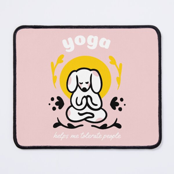 Item preview, Yoga helps me to tolerate people designed and sold by podas.