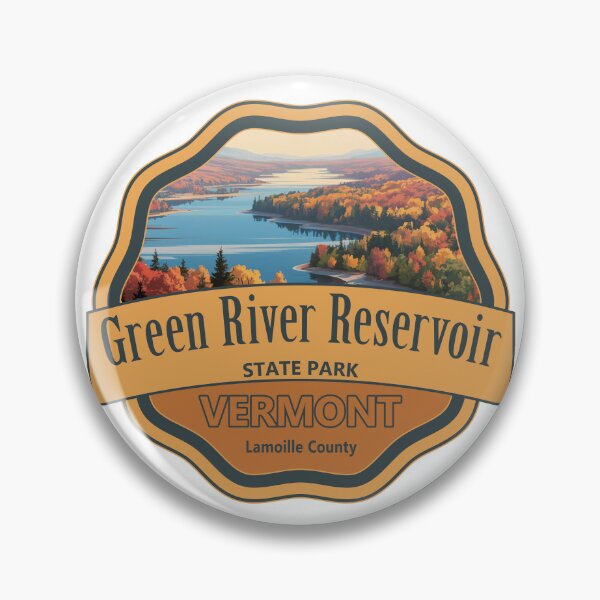 Item preview, Green River Reservoir State Park, Lamoille County, Vermont designed and sold by Wanderful-roads.