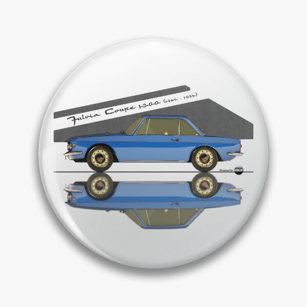 Item preview, Fulvia Coupé 1300 - 1965 -1974 - (Blu Agnano) – Rally Roots in Style designed and sold by Azaziel.