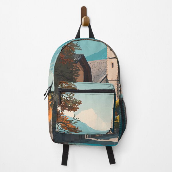 Item preview, St. Wolfgang Austria Vintage Travel Poster - Salzkammergut Lakeside Retreat designed and sold by TuncGK.