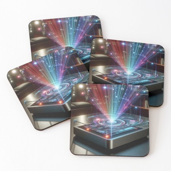 Item preview, Empty Hologram – Minimalist Sci-Fi Projector Showing Nothing designed and sold by ashokreddy343.