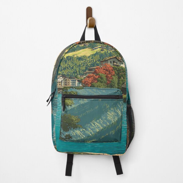 Item preview, Zell am See Austria Vintage Travel Poster - Pinzgau Lakeside Resort designed and sold by TuncGK.