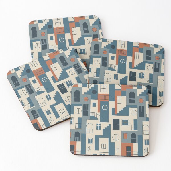 Item preview, Geometric Cityscape designed and sold by Zenvo.