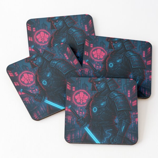 Item preview, Cyber Samurai in Neon Alley designed and sold by JPN-NOGRAY-SHOP.
