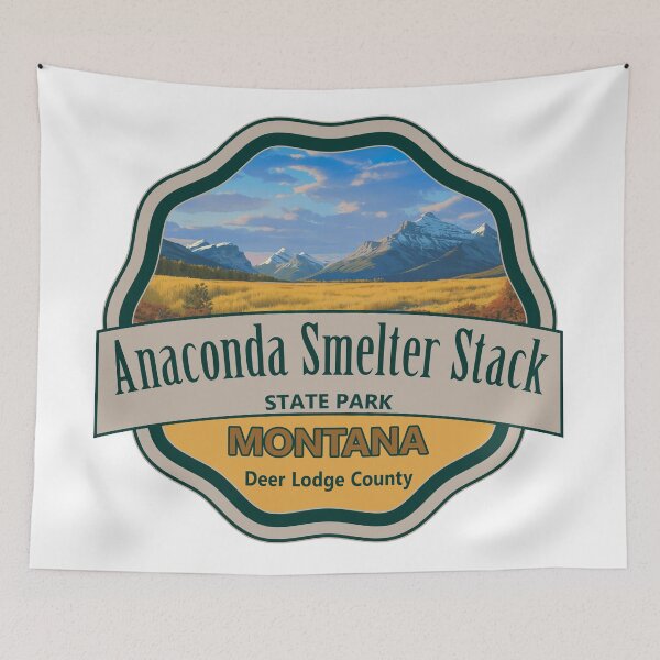 Item preview, Anaconda Smelter Stack State Park, Deer Lodge County, Montana designed and sold by Wanderful-roads.