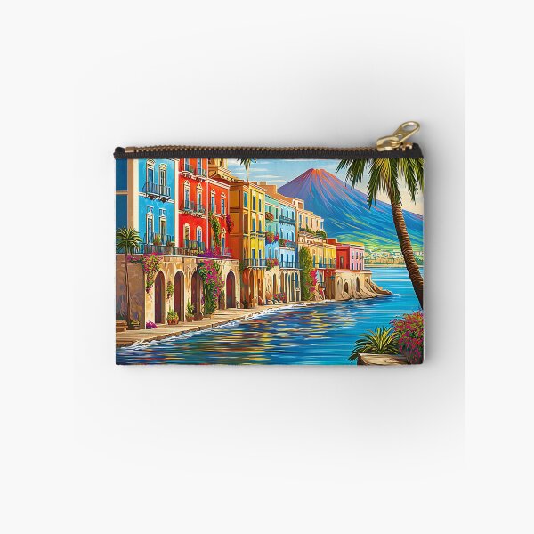 Item preview, Travel poster of Coastal Scene in Beautiful Sicily, Italy designed and sold by Artessie.