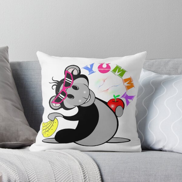 Aperçu de l'œuvre chimpanzé glouton créée et vendue par Shirley cute art .