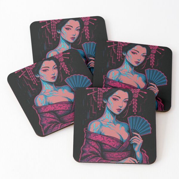 Item preview, Cyber Geisha (Oiran) with Silent Resolve designed and sold by JPN-NOGRAY-SHOP.