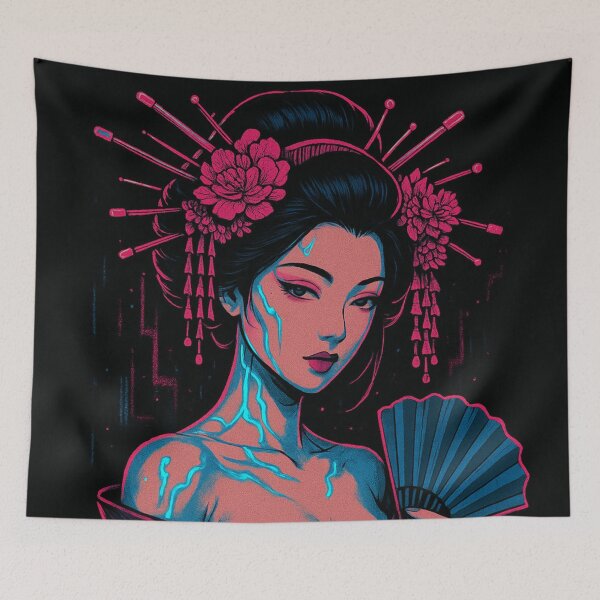 Item preview, Cyber Geisha (Oiran) with Silent Resolve designed and sold by JPN-NOGRAY-SHOP.