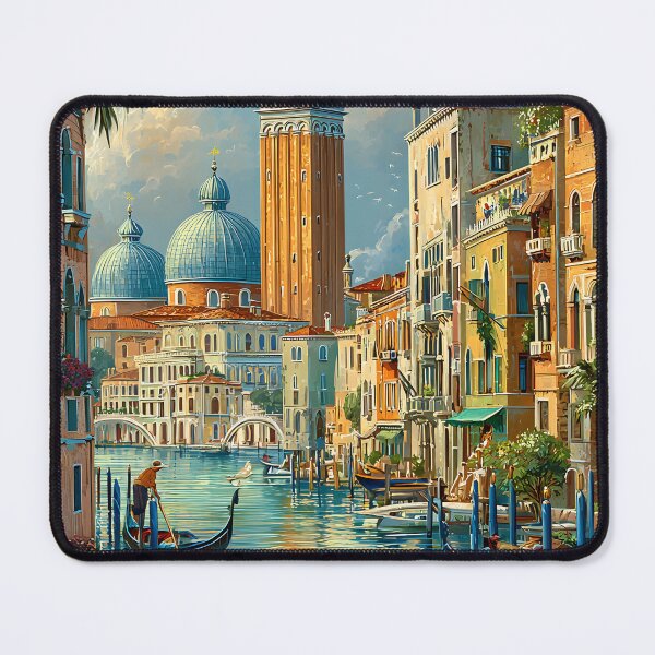 Item preview, Travel poster of Venice Canals and Historic Architecture designed and sold by Artessie.