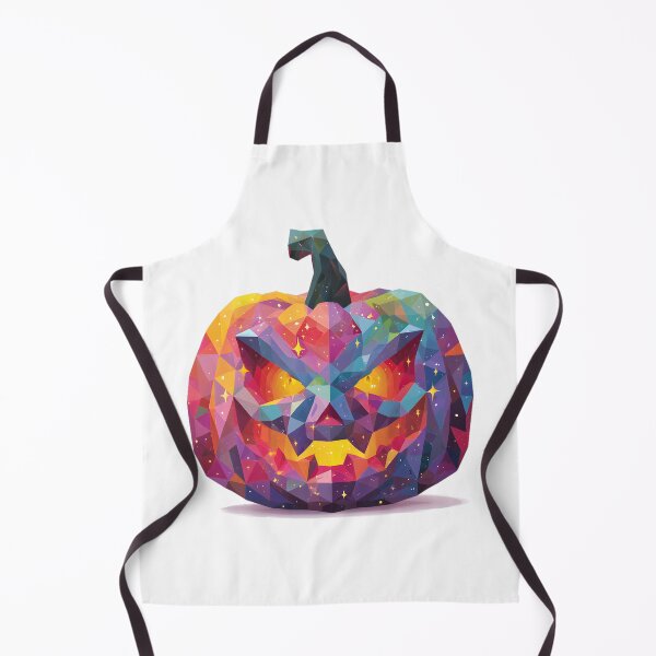 Item preview, Psychedelic Low Poly Evil Pumpkin designed and sold by Mariana Shymkovych.