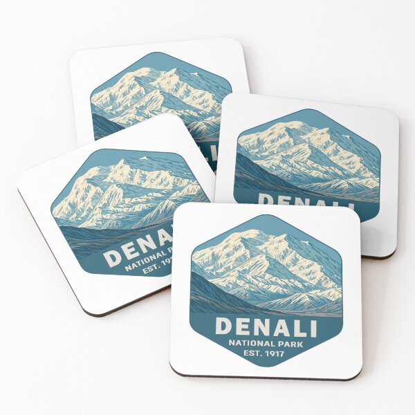 Item preview, Denali National Park Retro Mountain Wilderness Sticker designed and sold by Ismeal Von.