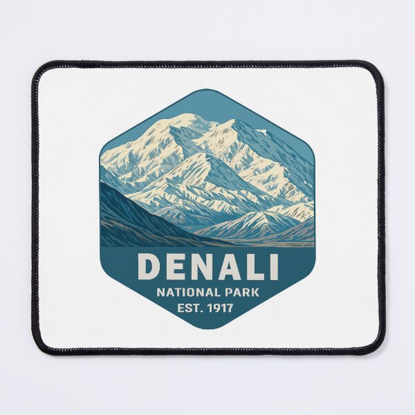 Item preview, Denali National Park Retro Mountain Wilderness Sticker designed and sold by Ismeal Von.