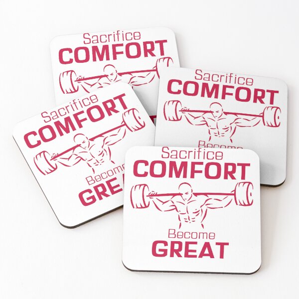 Item preview, Sacrifice Comfort Become Great – Motivational Gym Discipline designed and sold by Superiors-s.