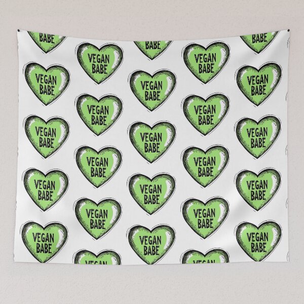 Item preview, Vegan Babe Green Heart designed and sold by Mariana Shymkovych.