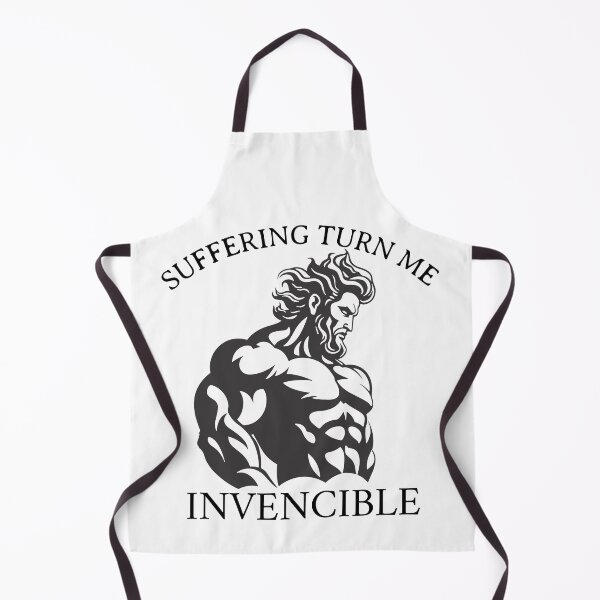 Item preview, Suffering Made me Invincible – Iron Mindset Gym Motivation designed and sold by Superiors-s.