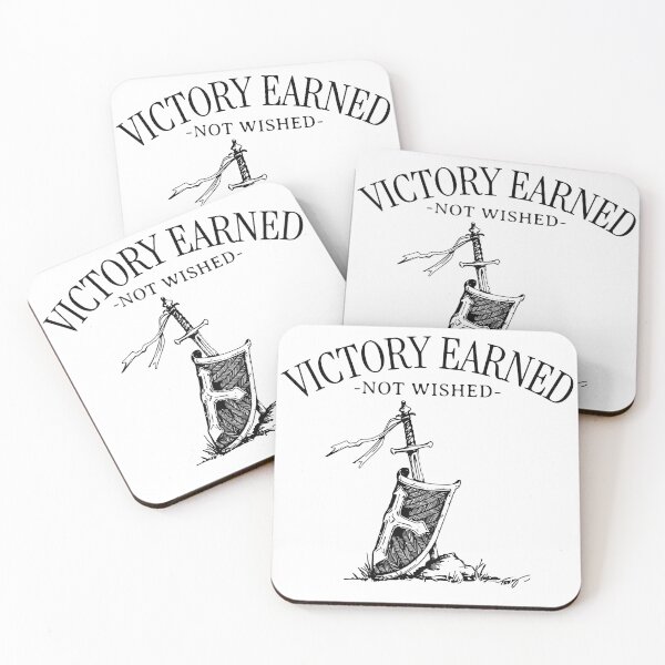 Item preview, Victory Earned Not Wished - Warrior Mindset Gym Discipline designed and sold by Superiors-s.