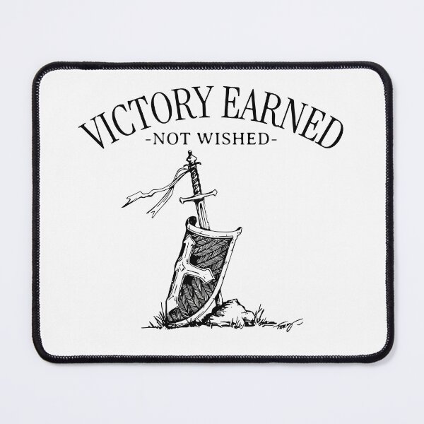 Item preview, Victory Earned Not Wished - Warrior Mindset Gym Discipline designed and sold by Superiors-s.